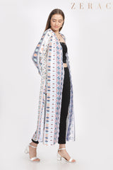 Printed Long Shrug