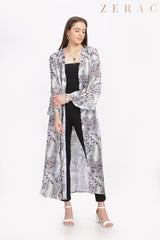 Printed Long Shrug