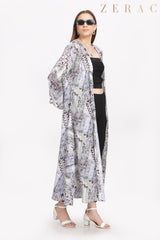 Printed Long Shrug