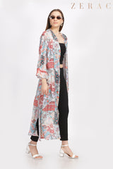 Printed Long Shrug