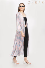 Printed Long Shrug