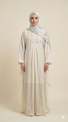Shimmer crepe kaftan