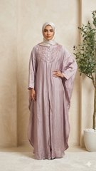 Shimmer crepe kaftan