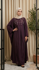 Shimmer crepe kaftan