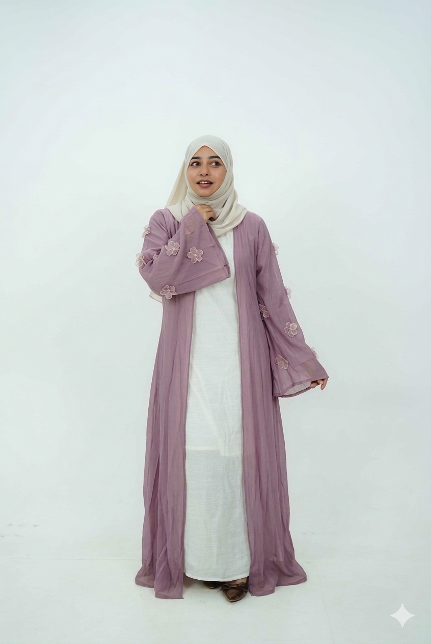 Comfy Pastel Abaya
