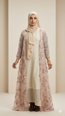 Embroidery two piece Dress