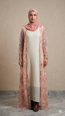 Embroidery two piece Dress