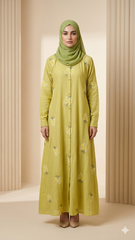Pastel Embroidery Dress