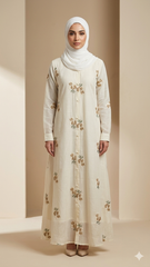Pastel Embroidery Dress