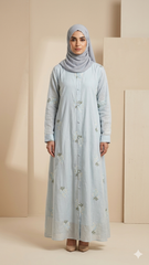 Pastel Embroidery Dress
