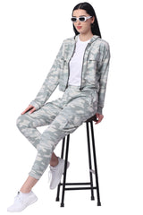 Knit Army Jogger Pant and Crop Jacket Co-ord