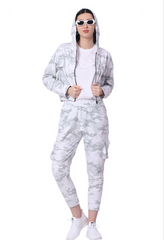 Knit Army Jogger Pant and Crop Jacket Co-ord