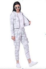 Knit Army Jogger Pant and Crop Jacket Co-ord