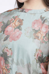 Organza Floral Dress