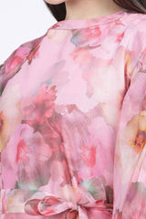 Organza Floral Dress