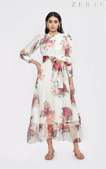 Organza Floral Dress