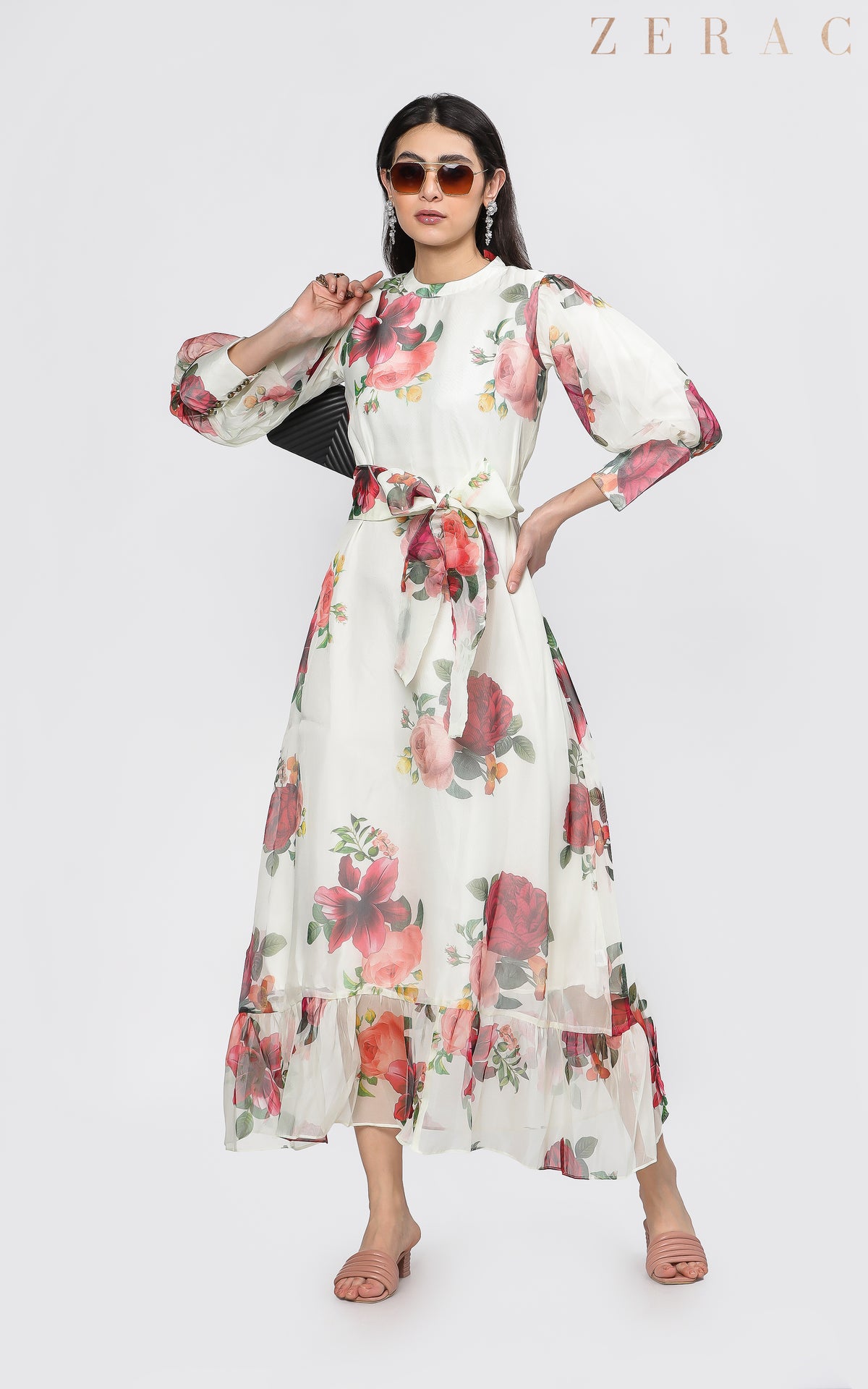 Organza Floral Dress