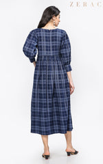 Ankle Length Check Maxi