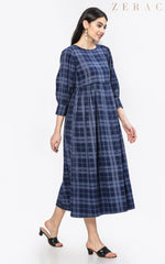 Ankle Length Check Maxi