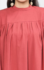 Box Pleat Long Top