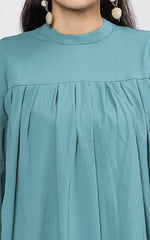 Box Pleat Long Top