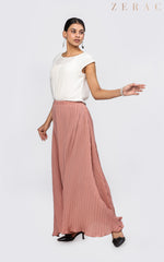 Pleated Skirt - Peach