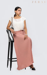 Pleated Skirt - Peach