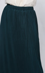Pleated Skirt Green