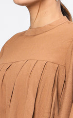 Box Pleat Long Top