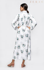 Print Knee Cut Maxi